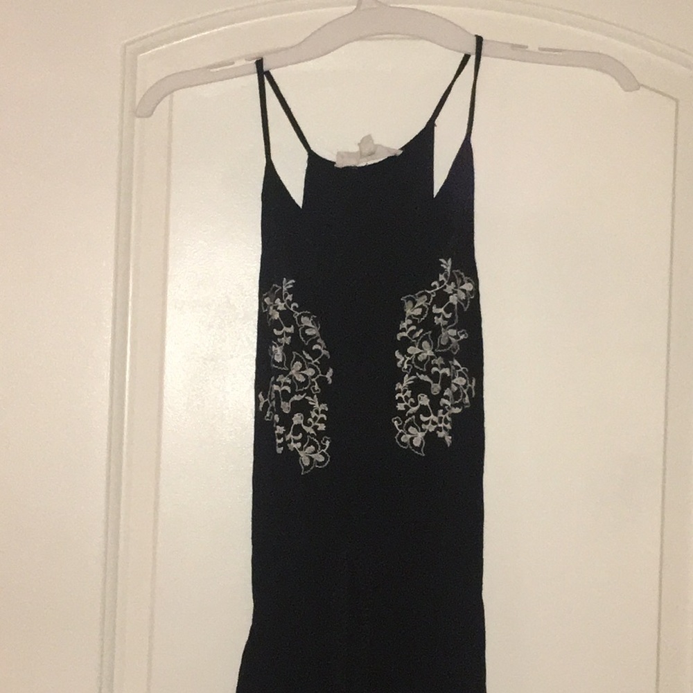 Embroidered maxi dress